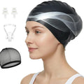 BENICE Silicone Swim Cap for Long Hair – Waterproof, Fits All Head Sizes